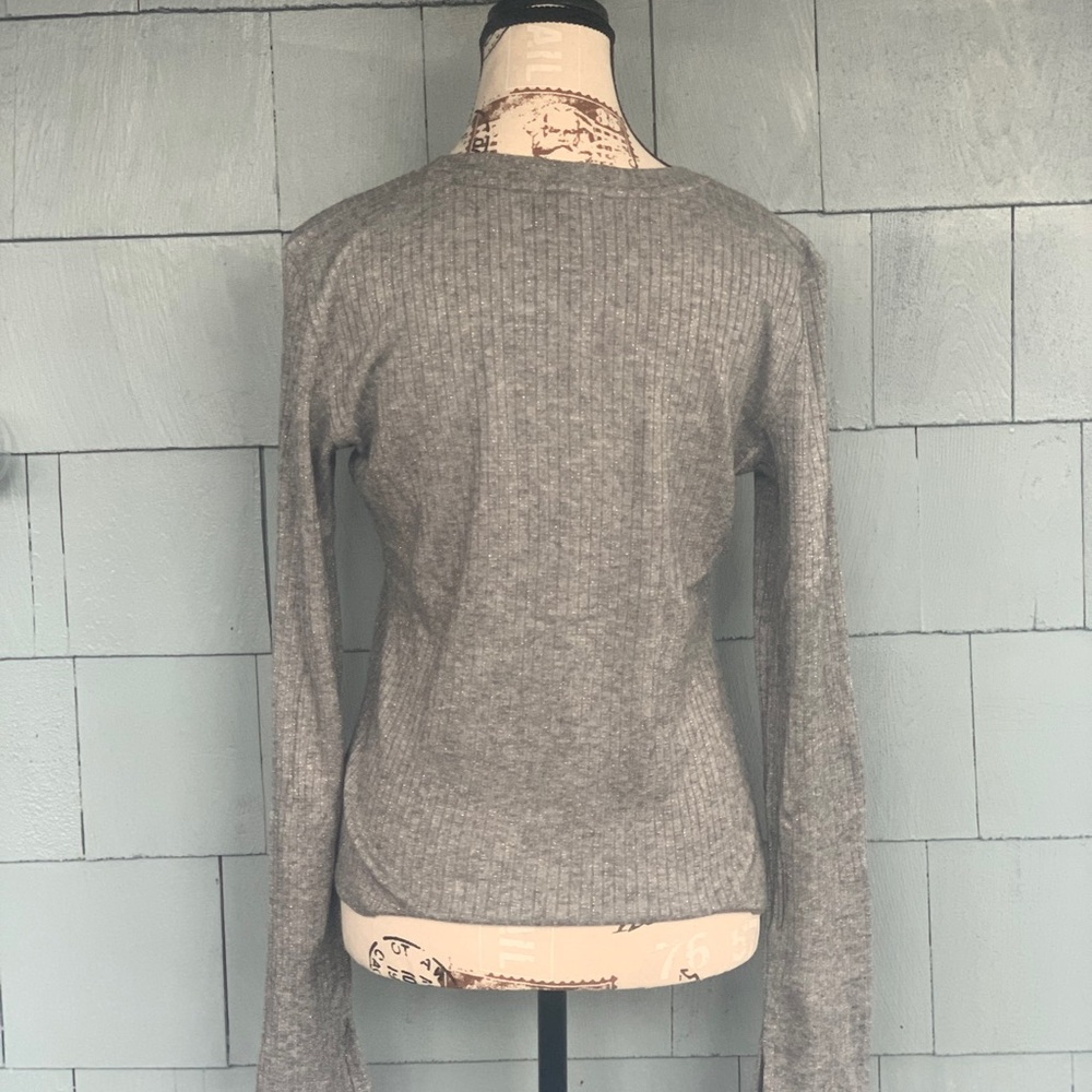 SOLD Aerie Sparkle Cardigan Tee - Picture 6 of 11
